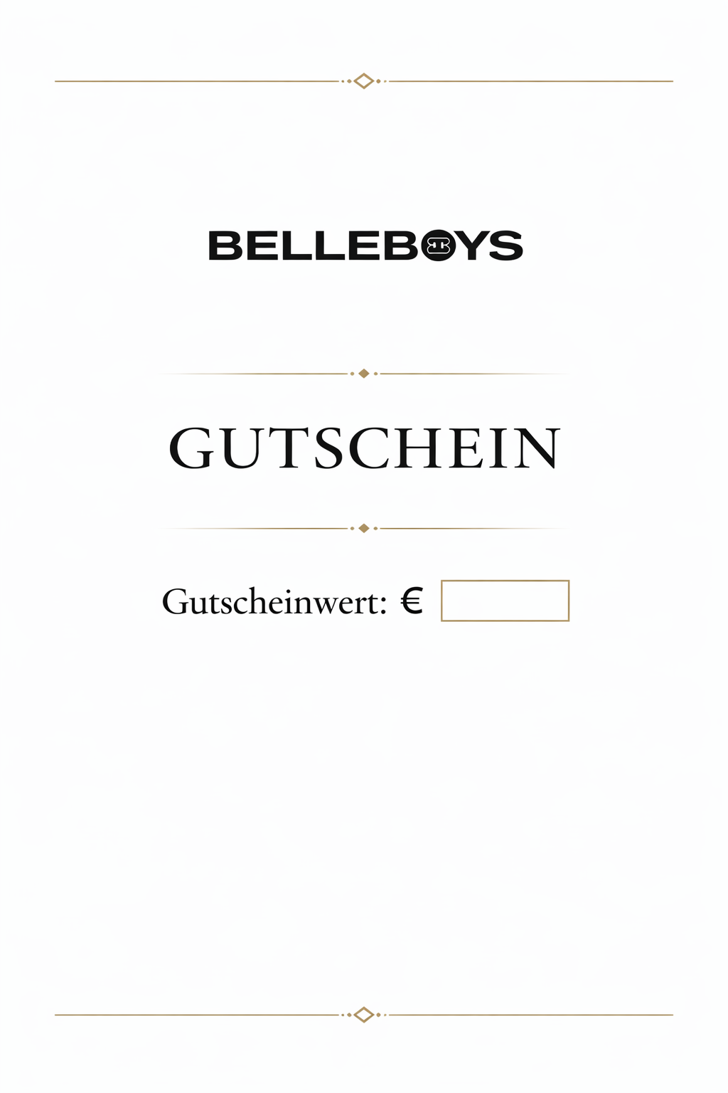 Gutschein Belle Boys