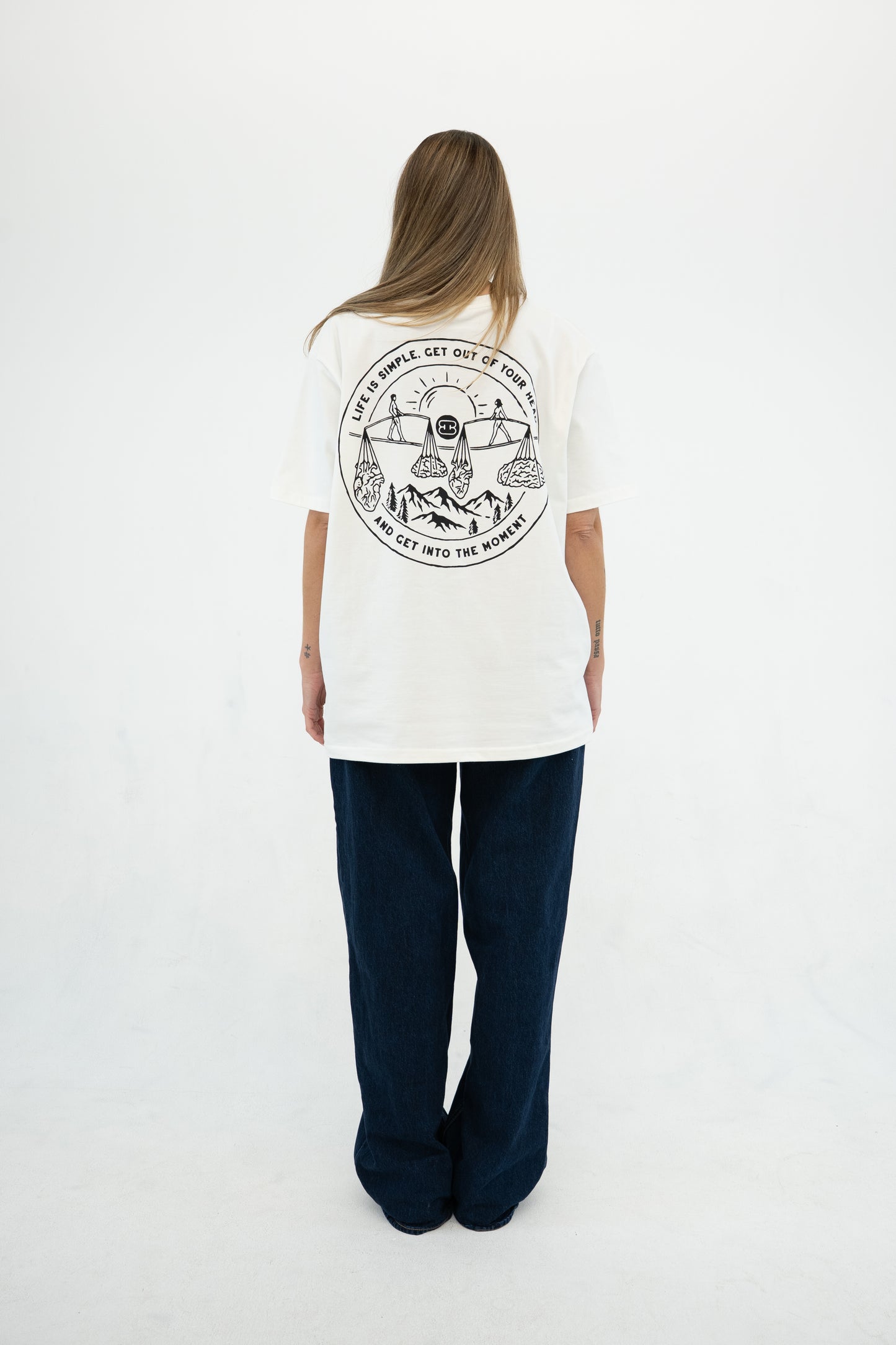 "LIFE IS SIMPLE" HEAVY TEE w