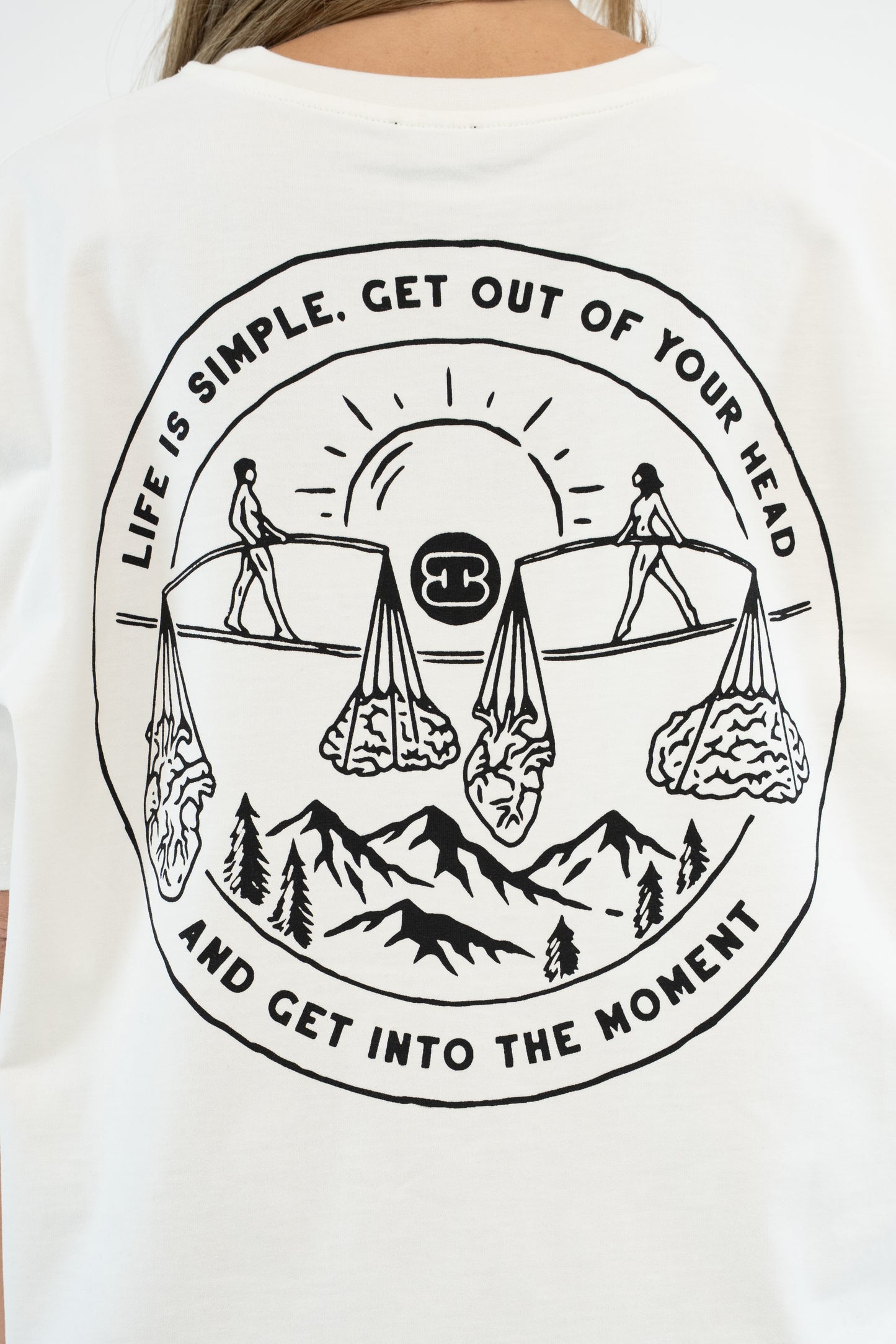 "LIFE IS SIMPLE" HEAVY TEE w